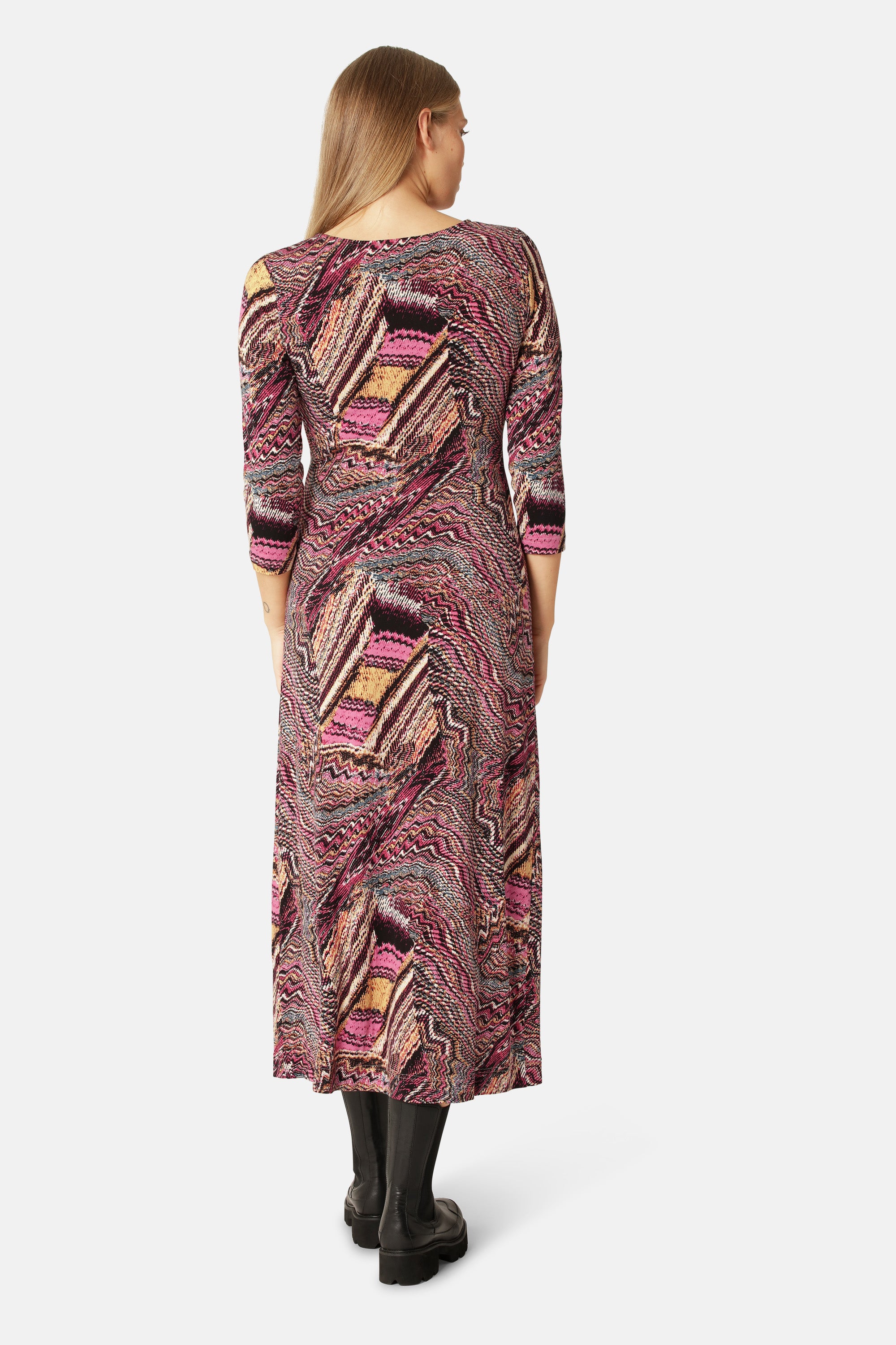 Ilse Jacobsen Hornbæk Womenswear Long Dress Clothes 908 Rosy Pink